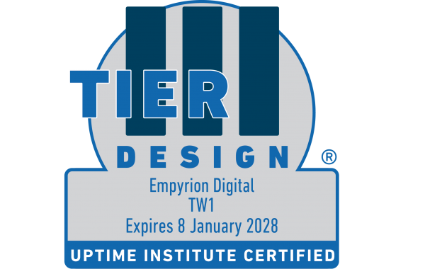 恭賀Empyrion Digital TW1榮獲Uptime Tier III設計認證